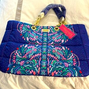 NWT. Lilly Pulitzer Puffer Tote